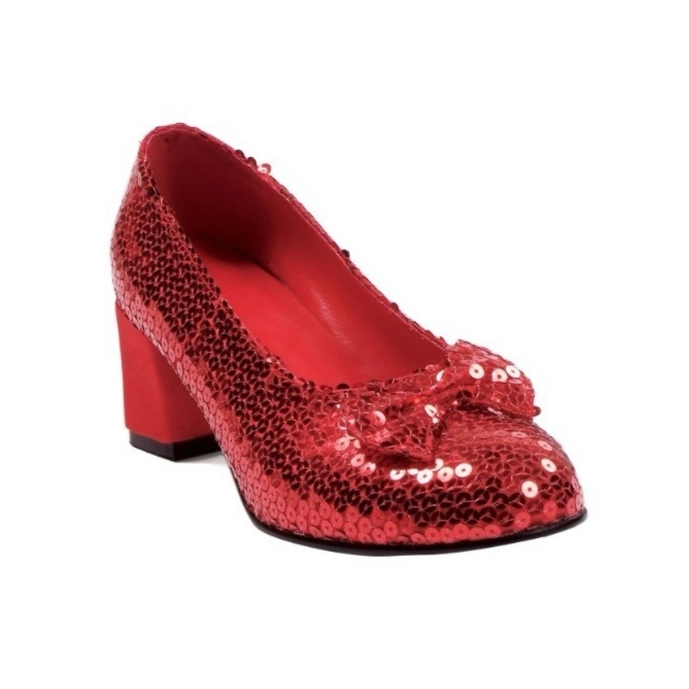 The Wizard of Oz - Halloween Accessories - Dorothy Red Sequin kid’s Shoes